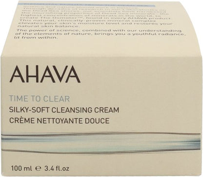 AHAVA Zachte Reinigingscrème | Effectieve Reiniging & Diepe Voeding | Bevat Dode Zee-mineralen en Natuurlijke Oliën | Gezichtsreiniger voor mannen & d