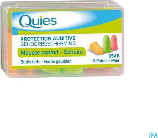 Quies - Gehoorbescherming - 3 paar - 35 db