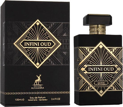 Maison Alhambra Infini Oud parfum - Luxueuze eau de parfum voor avondgebruik - 100ml