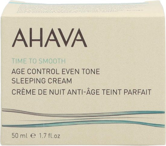 AHAVA voedende Nachtcréme – Voed de huid overnacht – Verheldert en egaliseert de huid – Verminderd fijne lijntjes en donkere kringen – VEGAN – Alcohol- en parabenenvrij – 50ml