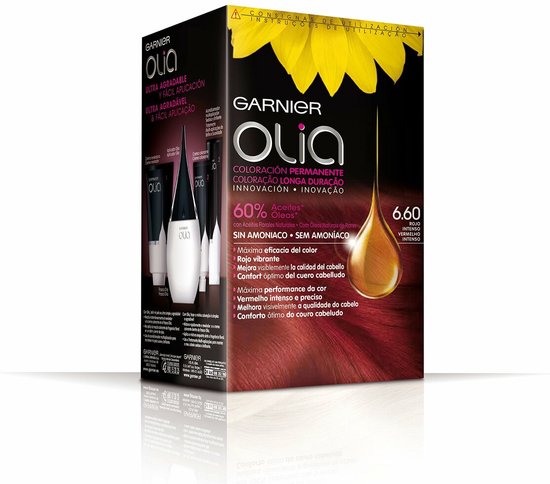 Dye No Ammonia Olia Garnier 3600541234970 Intense Ruby