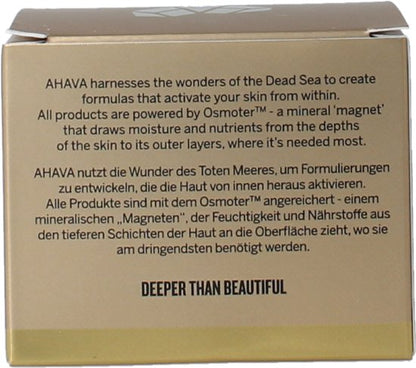AHAVA Dode Zee Osmoter Crème | 24-Uurs Hydratatie | Blauw Licht Bescherming | Anti-rimpel Formule | Anti-Aging Dagcrème voor Mannen & Vrouwen | Moistu