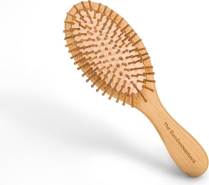 Bamboovement Ovale Haarborstel - FSC Bamboe - Vegan - Easy Untangling