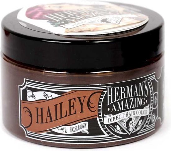 Hermans Amazing Haircolor - Hailey Hazel Brown Semi permanente haarverf - Bruin