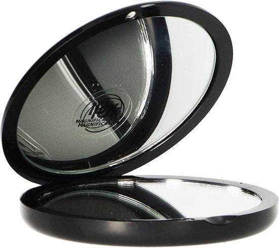 Tasspiegel Rond 10x vergrotend wit of zwart