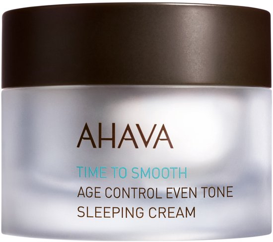 AHAVA voedende Nachtcréme – Voed de huid overnacht – Verheldert en egaliseert de huid – Verminderd fijne lijntjes en donkere kringen – VEGAN – Alcohol- en parabenenvrij – 50ml