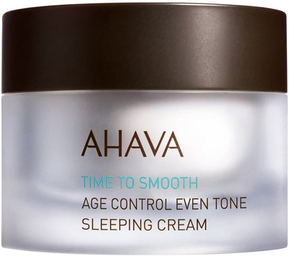 AHAVA voedende Nachtcréme – Voed de huid overnacht – Verheldert en egaliseert de huid – Verminderd fijne lijntjes en donkere kringen – VEGAN – Alcohol- en parabenenvrij – 50ml