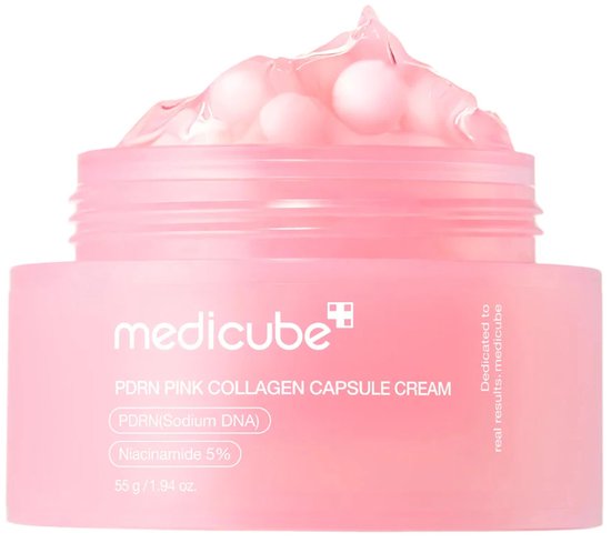 Medicube PDRN Pink Collagen Capsule Cream - Koreaanse skincare voor hydratatie - 55g