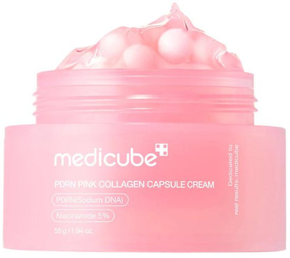 Medicube PDRN Pink Collagen Capsule Cream - Koreaanse skincare voor hydratatie - 55g