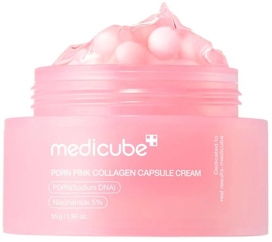 Medicube PDRN Pink Collagen Capsule Cream - Koreaanse skincare voor hydratatie - 55g