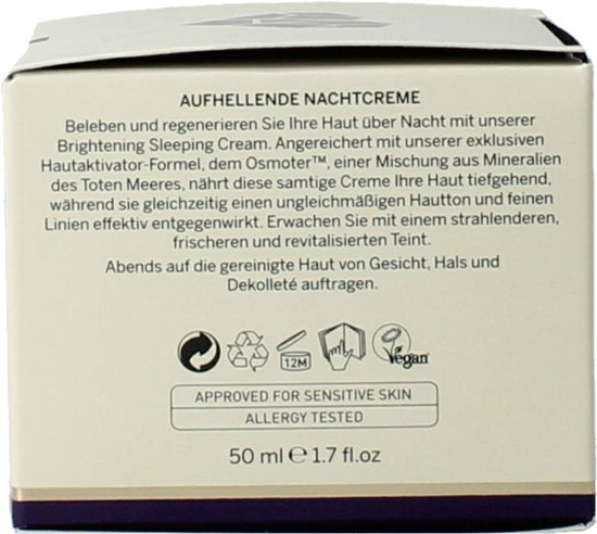 AHAVA voedende Nachtcréme – Voed de huid overnacht – Verheldert en egaliseert de huid – Verminderd fijne lijntjes en donkere kringen – VEGAN – Alcohol- en parabenenvrij – 50ml