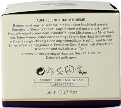 AHAVA voedende Nachtcréme – Voed de huid overnacht – Verheldert en egaliseert de huid – Verminderd fijne lijntjes en donkere kringen – VEGAN – Alcohol- en parabenenvrij – 50ml