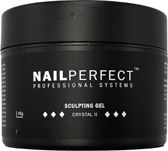 NailPerfect LED/UV Sculpting Gel Crystal II - 45gr