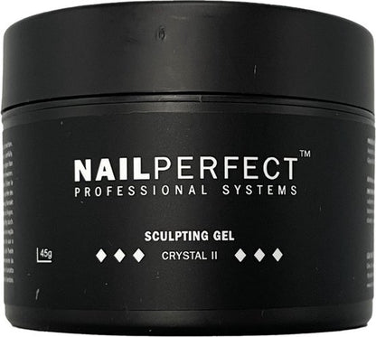 NailPerfect LED/UV Sculpting Gel Crystal II - 45gr