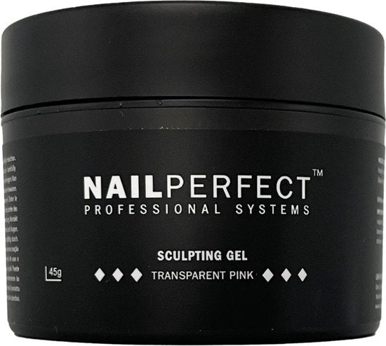 NailPerfect LED/UV Sculpting Gel Transparent Pink - 45gr