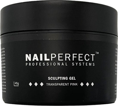 NailPerfect LED/UV Sculpting Gel Transparent Pink - 45gr