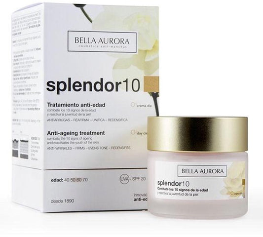 Anti-Veroudering Crème Splendor 10 Bella Aurora Spf 20 (50 ml)