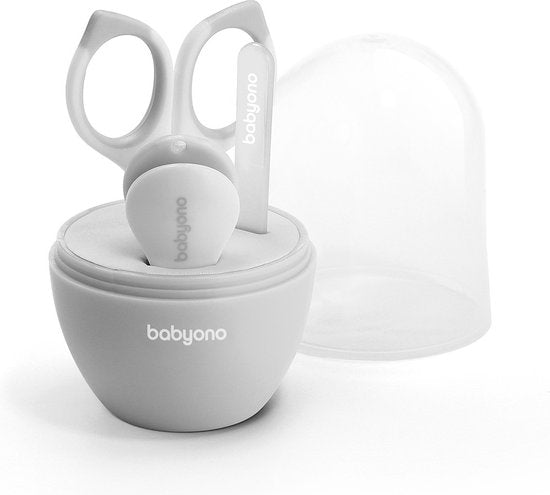 BabyOno |baby manicureset grijs|0+