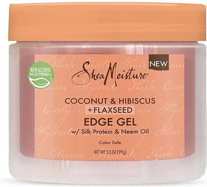 Shea Moisture Coconut & Hibiscus + Flaxseed Edge Gel 3.5oz