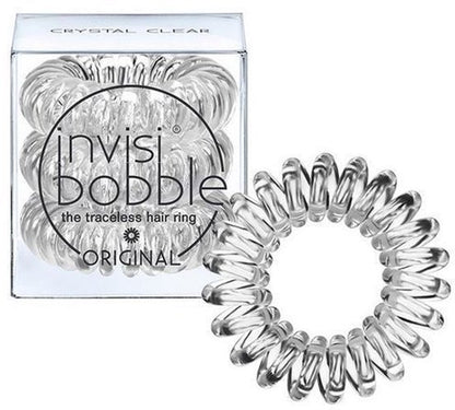Hair ties Invisibobble Invisibobble Elastic Spiral Transparent 3 Units