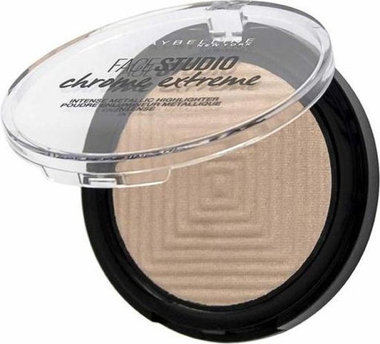 Maybelline Facestudio Chrome Extreme Intense Metallic Highlighter - 300 Sandstone Shimmer