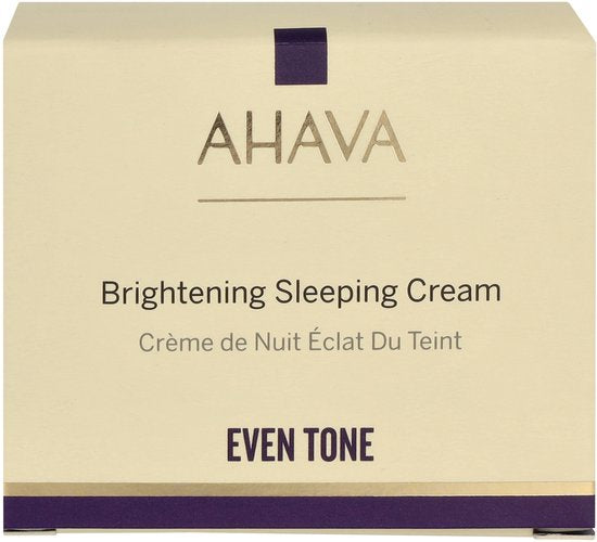 AHAVA voedende Nachtcréme – Voed de huid overnacht – Verheldert en egaliseert de huid – Verminderd fijne lijntjes en donkere kringen – VEGAN – Alcohol- en parabenenvrij – 50ml