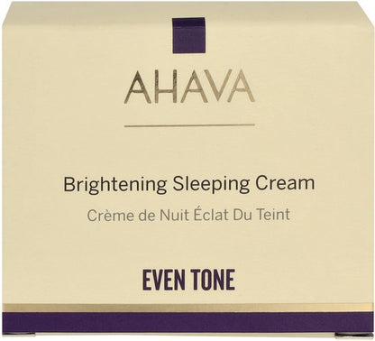 AHAVA voedende Nachtcréme – Voed de huid overnacht – Verheldert en egaliseert de huid – Verminderd fijne lijntjes en donkere kringen – VEGAN – Alcohol- en parabenenvrij – 50ml