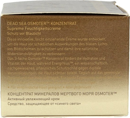 AHAVA Dode Zee Osmoter Crème | 24-Uurs Hydratatie | Blauw Licht Bescherming | Anti-rimpel Formule | Anti-Aging Dagcrème voor Mannen & Vrouwen | Moistu
