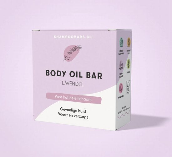 ShampooBars Body Oil Bar Lavendel - plasticvrij