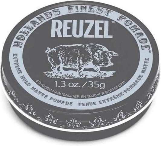 Reuzel - Hollands Finest Pomade Firmly Fixative Pomada On Water Base Black 35G