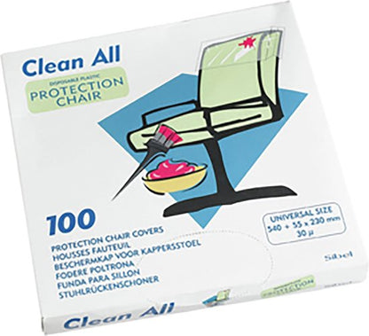 Sibel - Clean All - Stoelbeschermers Wegwerp Plastic - 100 Stuks