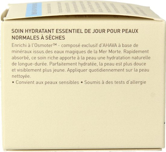 AHAVA Dagcreme voor Normale tot Droge Huid - Ultra Licht & Hydraterend | Geeft Gezonde Gloed | Voorkomt Uitdroging | Moisturizer voor een droge huid & gezicht | Gezichtscreme voor mannen & vrouwen - 50ml