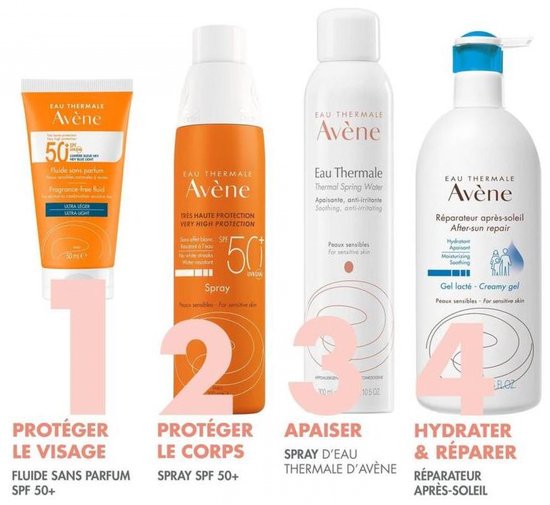 Avène Zon Fluide SPF50+ - Zonnebrand - 50 ml