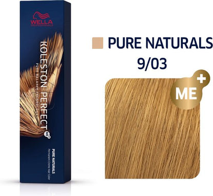 Wella Professionals Koleston Perfect Me+ - Haarverf - 9/03 Pure Naturals - 60ml