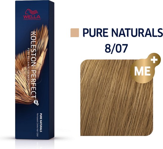 Wella Professionals Koleston Perfect Me+ - Haarverf - 8/07 Pure Naturals - 60ml