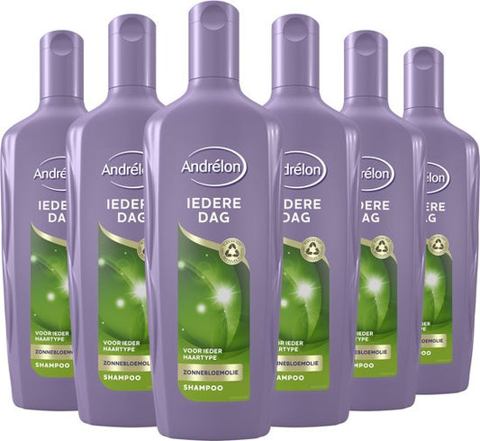 Andrélon Iedere Dag Shampoo - 6 x 300 ml - Voordeelverpakking