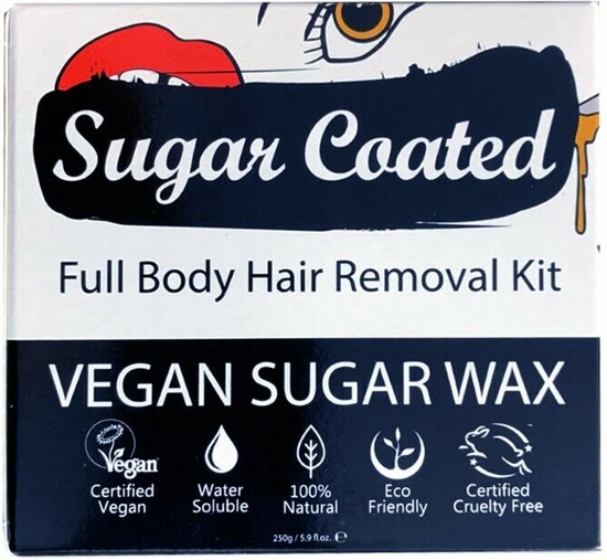 Sugar Coated Vegan Suikerwax Full Body Kit - 250 gr