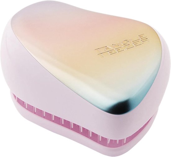 Tangle Teezer - Pearlescent Matte Chrome Compact Styler - Professional Hairbrush