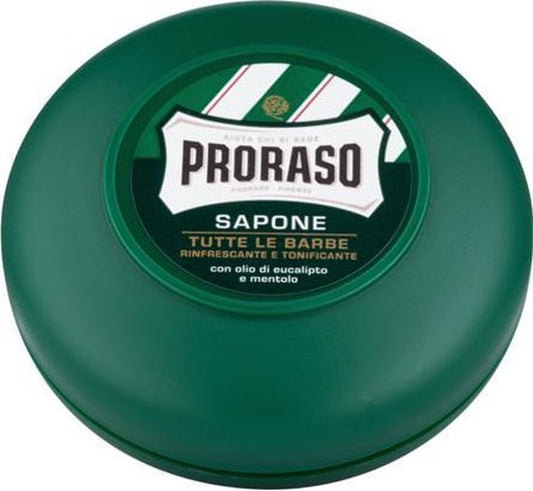 Proraso - Green Shaving Soap - Osvežující mýdlo na holení s eukalyptem - 75ml