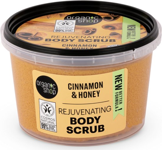 Organic Shop Rejuvenating Body Scrub Cinnamon - 250 ml