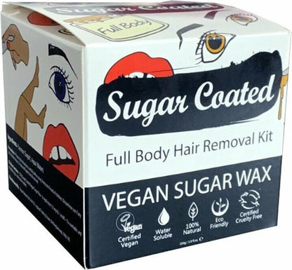 Sugar Coated Vegan Suikerwax Full Body Kit - 250 gr