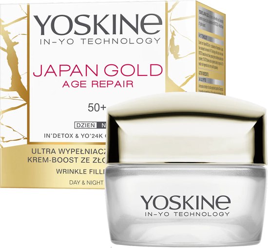 Yoskine Japan Gold Dag- en Nachtcrème 50+, 50ml