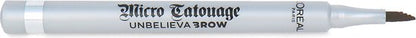 Wenkbrauwpotlood Unbelievabrow L'Oréal Paris Micro Tatouage Shade 108-dark brunette
