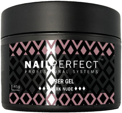 NailPerfect Fiber Gel Dark Nude - 45gr