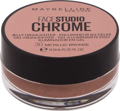Maybelline Facestudio Chrome Jelly Highlighter | 30 Metallic Bronze | 9,5 ml