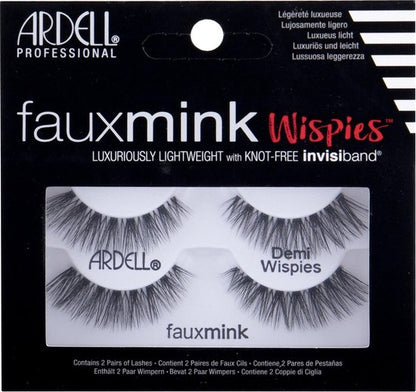 Ardell | Faux Mink Demi Wispies | Twin Pack, zwart