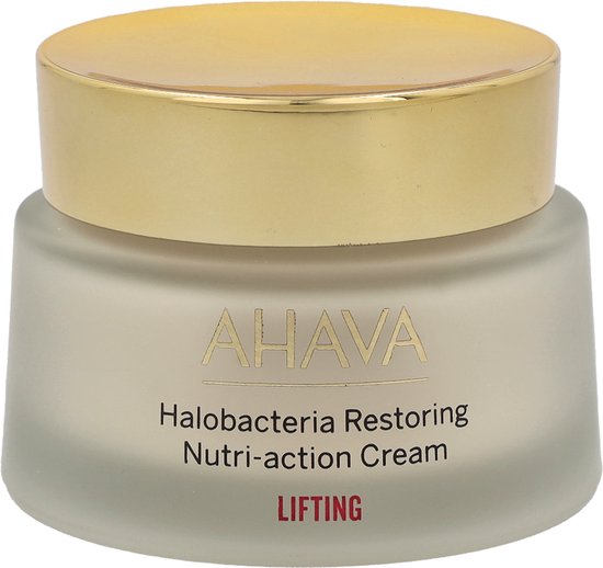 AHAVA Halobacteria Crème | Herstelt & Voedt Rijpere Huid | Anti-Rimpel & Verhelderend | Gezichtscreme voor mannen & vrouwen | Anti-aging Dagcreme | 50