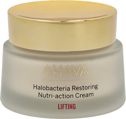 AHAVA Halobacteria Crème | Herstelt & Voedt Rijpere Huid | Anti-Rimpel & Verhelderend | Gezichtscreme voor mannen & vrouwen | Anti-aging Dagcreme | 50