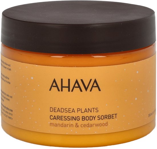 AHAVA Lichaamssorbet | Hydraterend & Verfrissend | Verbetert Soepelheid | Energieke Mandarijn Cederhout Geur | Lotion voor Mannen & Vrouwen | Body Cre