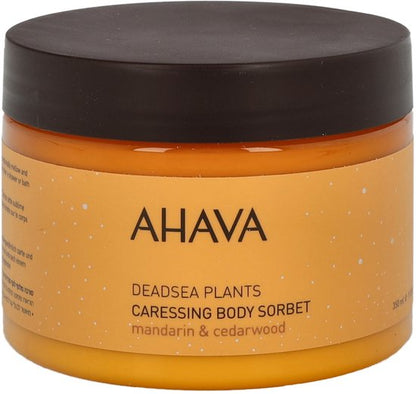 AHAVA Lichaamssorbet | Hydraterend & Verfrissend | Verbetert Soepelheid | Energieke Mandarijn Cederhout Geur | Lotion voor Mannen & Vrouwen | Body Cre